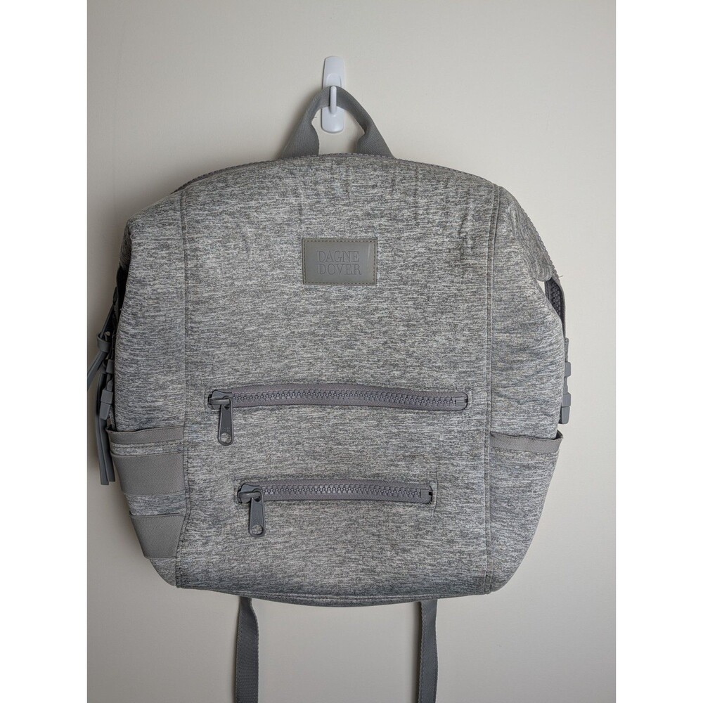 Dagne Dover Indi Neoprene Diaper Backpack Bag - Heather Grey Large Baby Travel